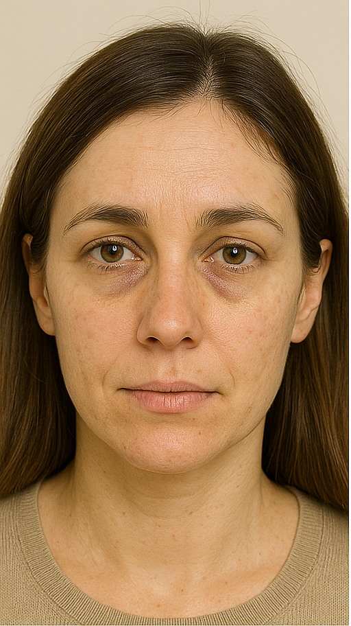 Avant traitement acide hyaluronique