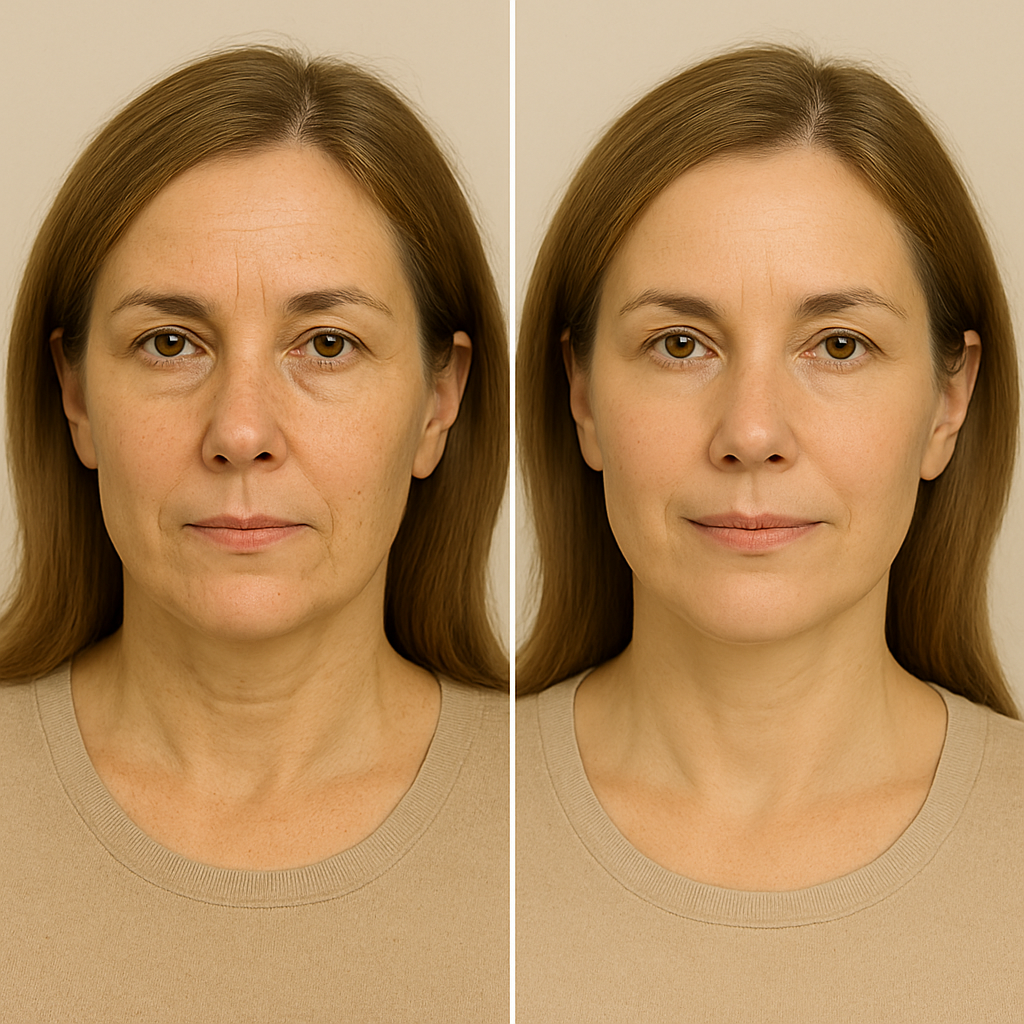 Avant/Après Lifting Non Chirurgical